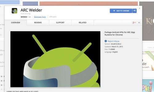 Plugins für Chrome Android